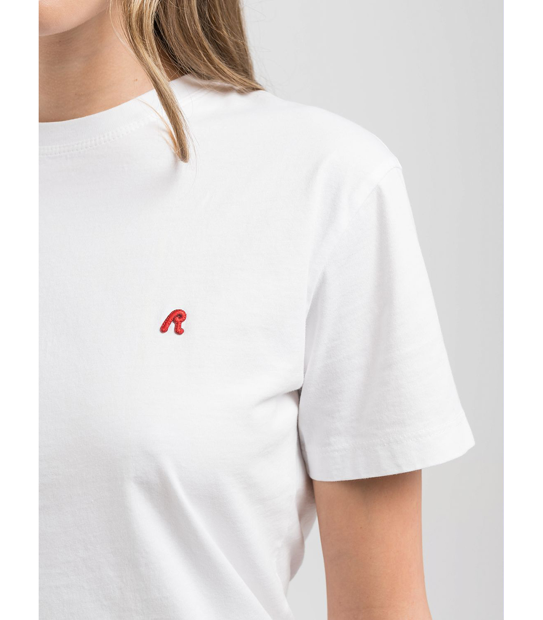 レギュラーフィットRロゴ ベーシックジャージーTシャツ 詳細画像 ナチュラルホワイト 6